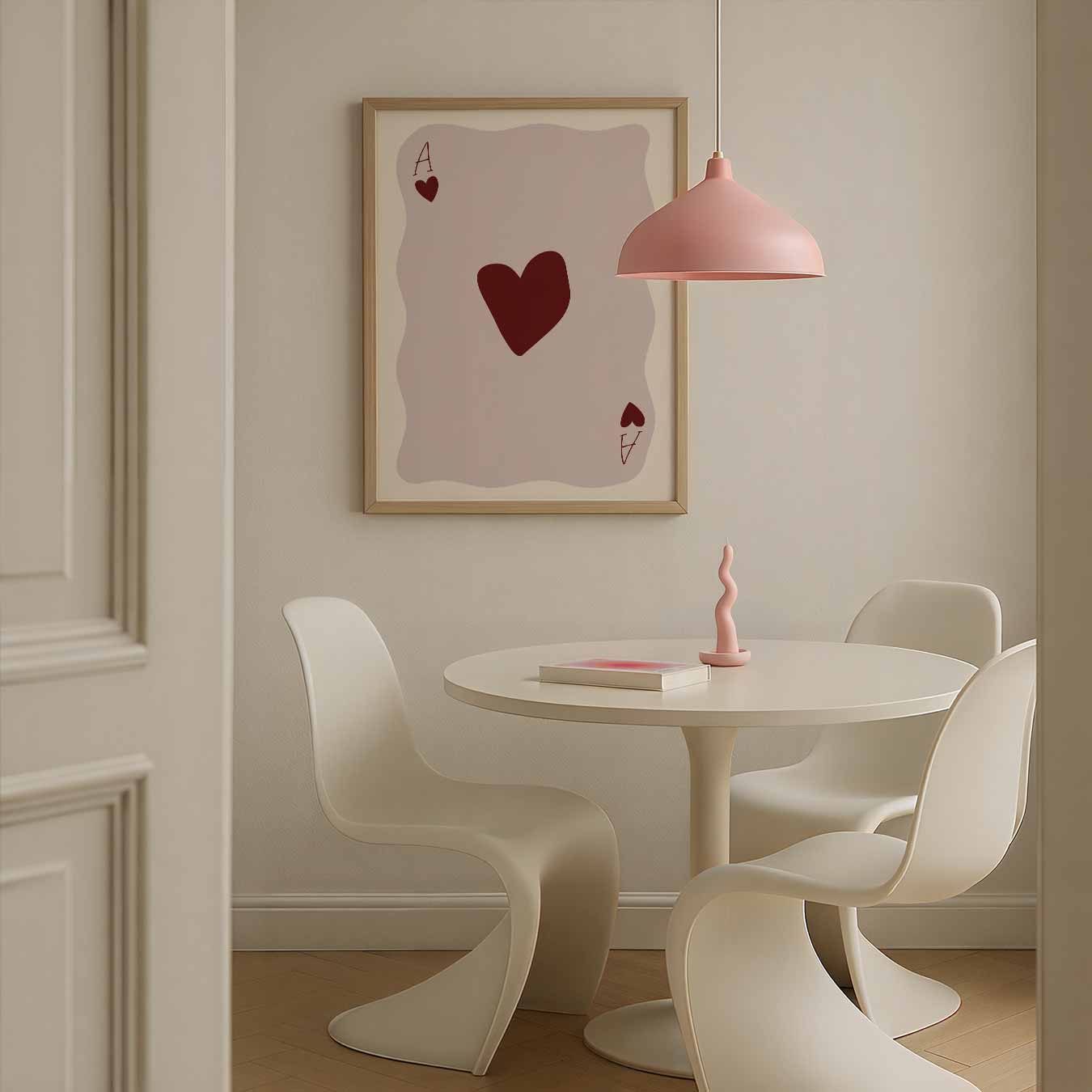 Stijlvolle Schoppen Aas Poster-WallArtistic