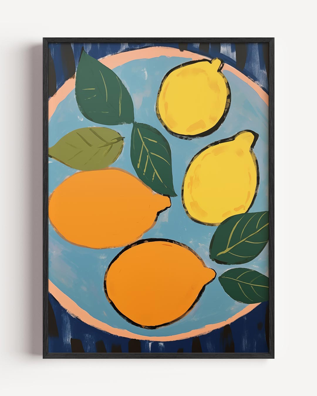 Citrus Bloemenzee Poster-WallArtistic