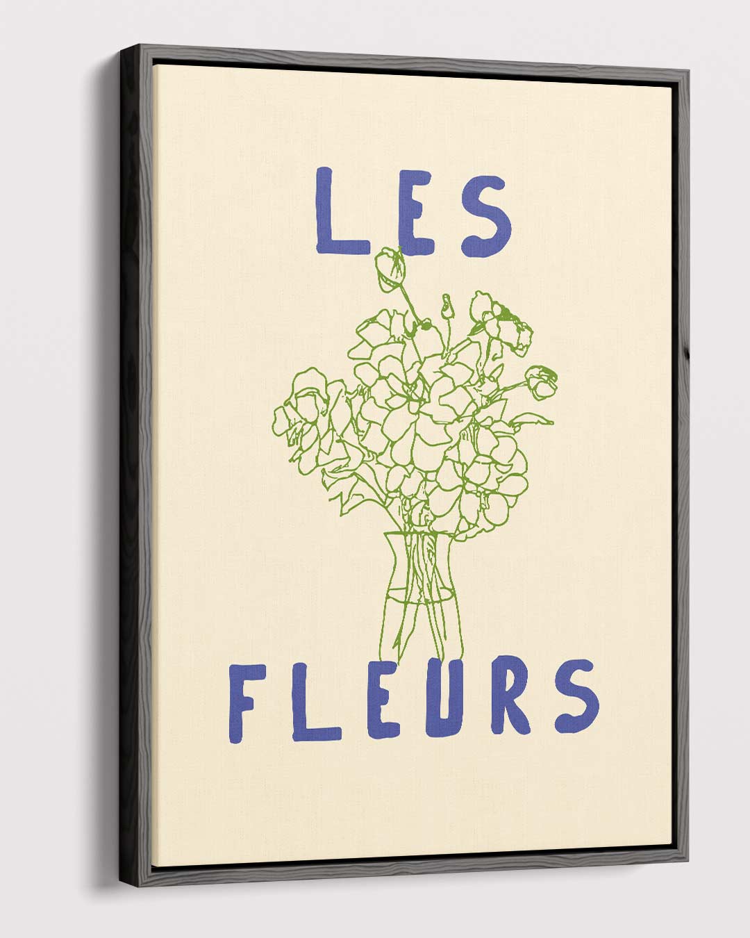 Les Fleurs Minimalistisch Kunstwerk-canvas-dibond-plexiglas-wanddecoratie-WallArtistic