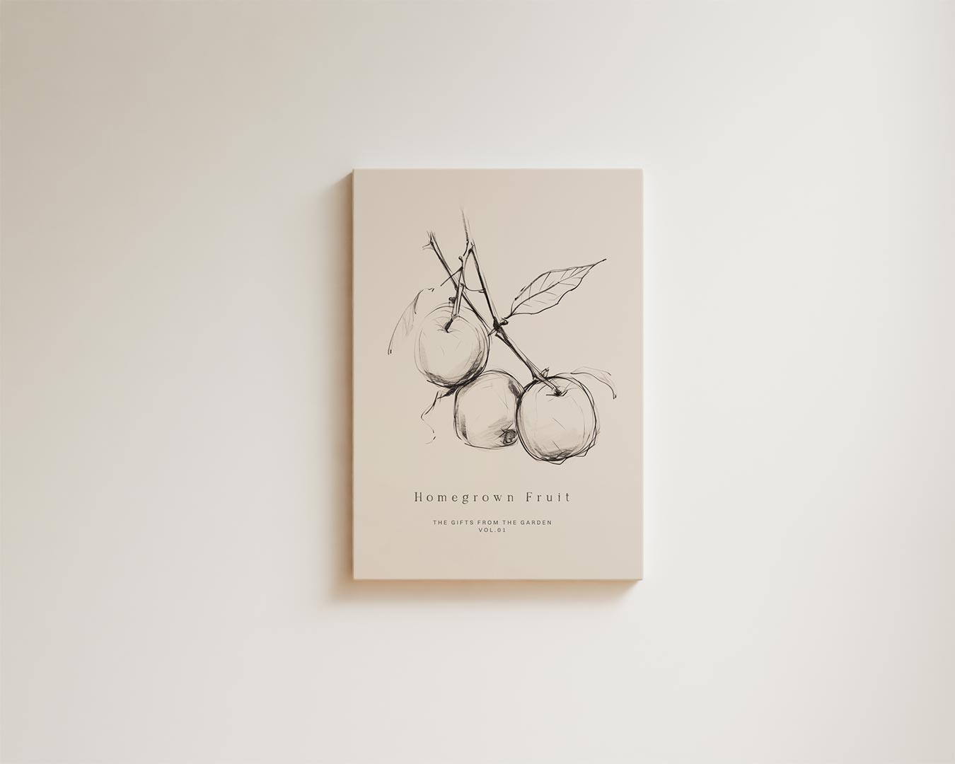 Homegrown Fruit - The Gifts from the Garden Kunstwerk-canvas-dibond-plexiglas-wanddecoratie-WallArtistic