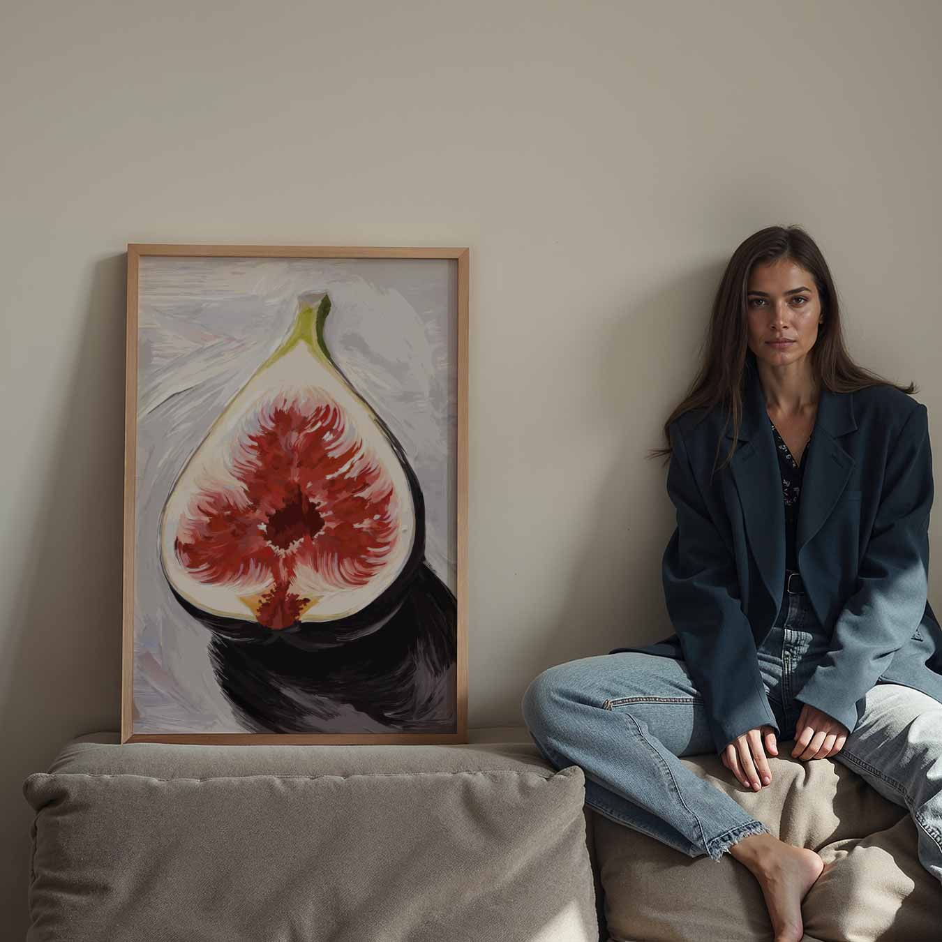 Moderne Vijgenkunst Poster-WallArtistic