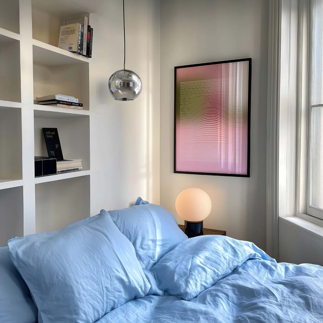 Retro Linie Illusie Poster-WallArtistic