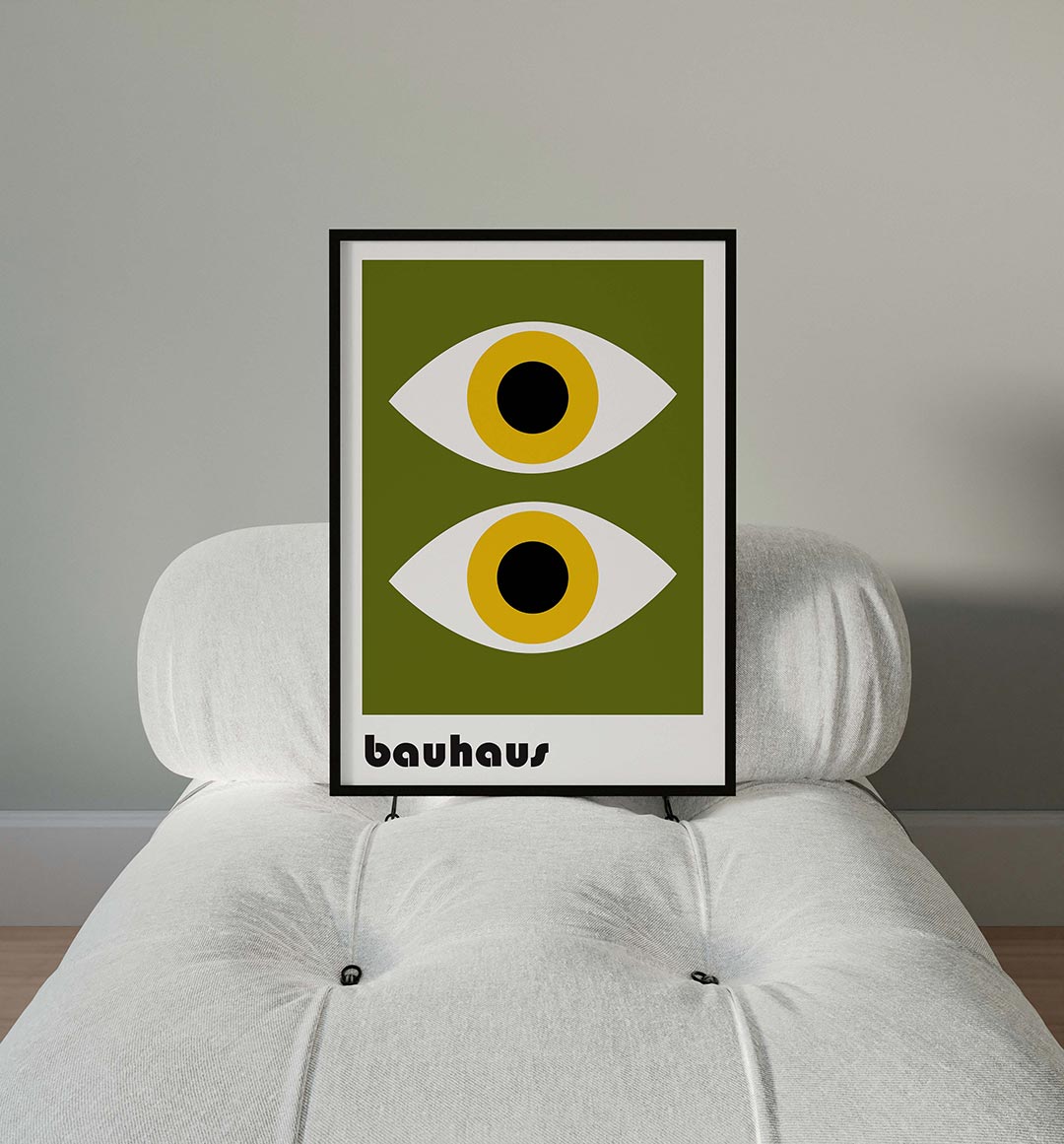 Oogvormen en kleur Poster