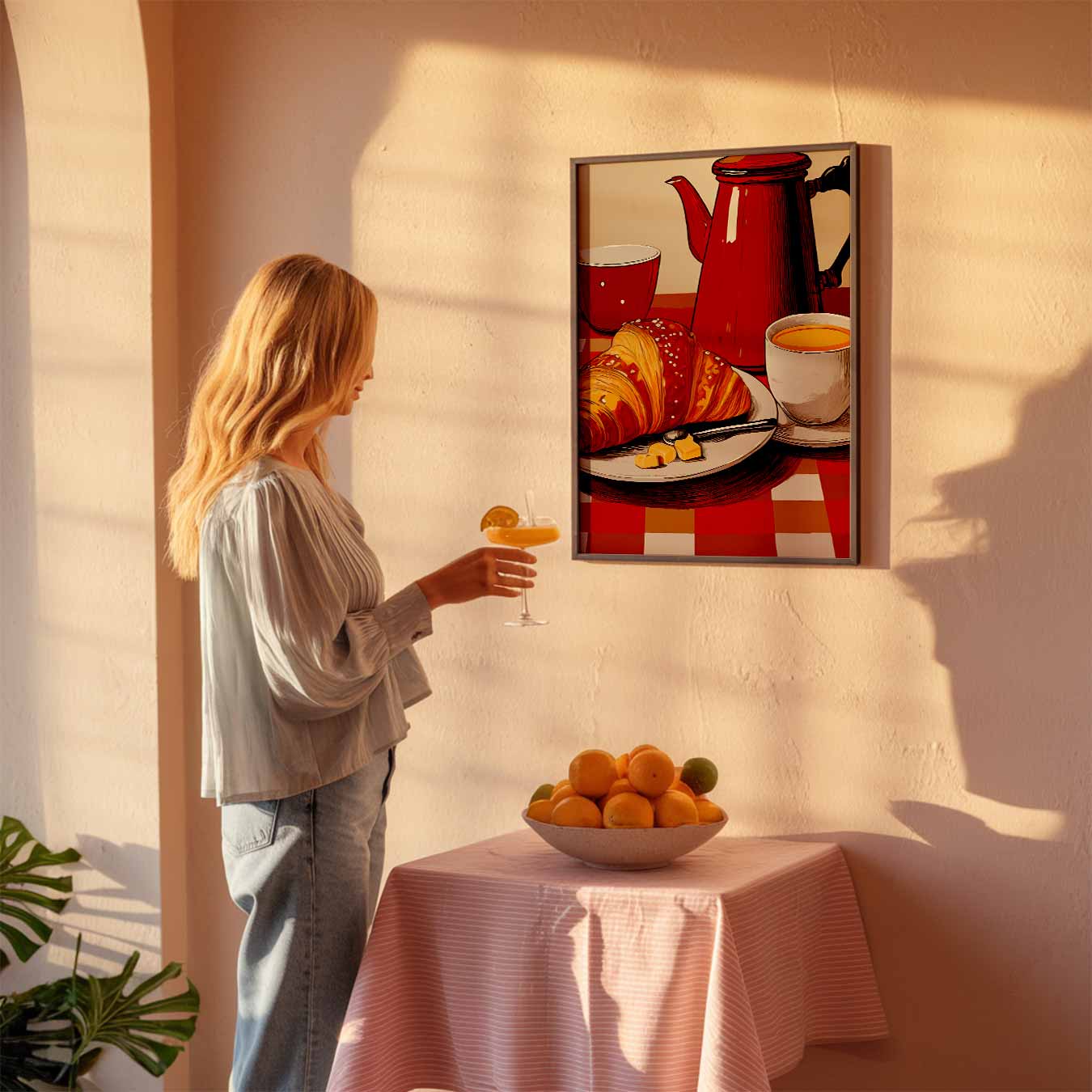 Franse Ontbijt Sfeerposter