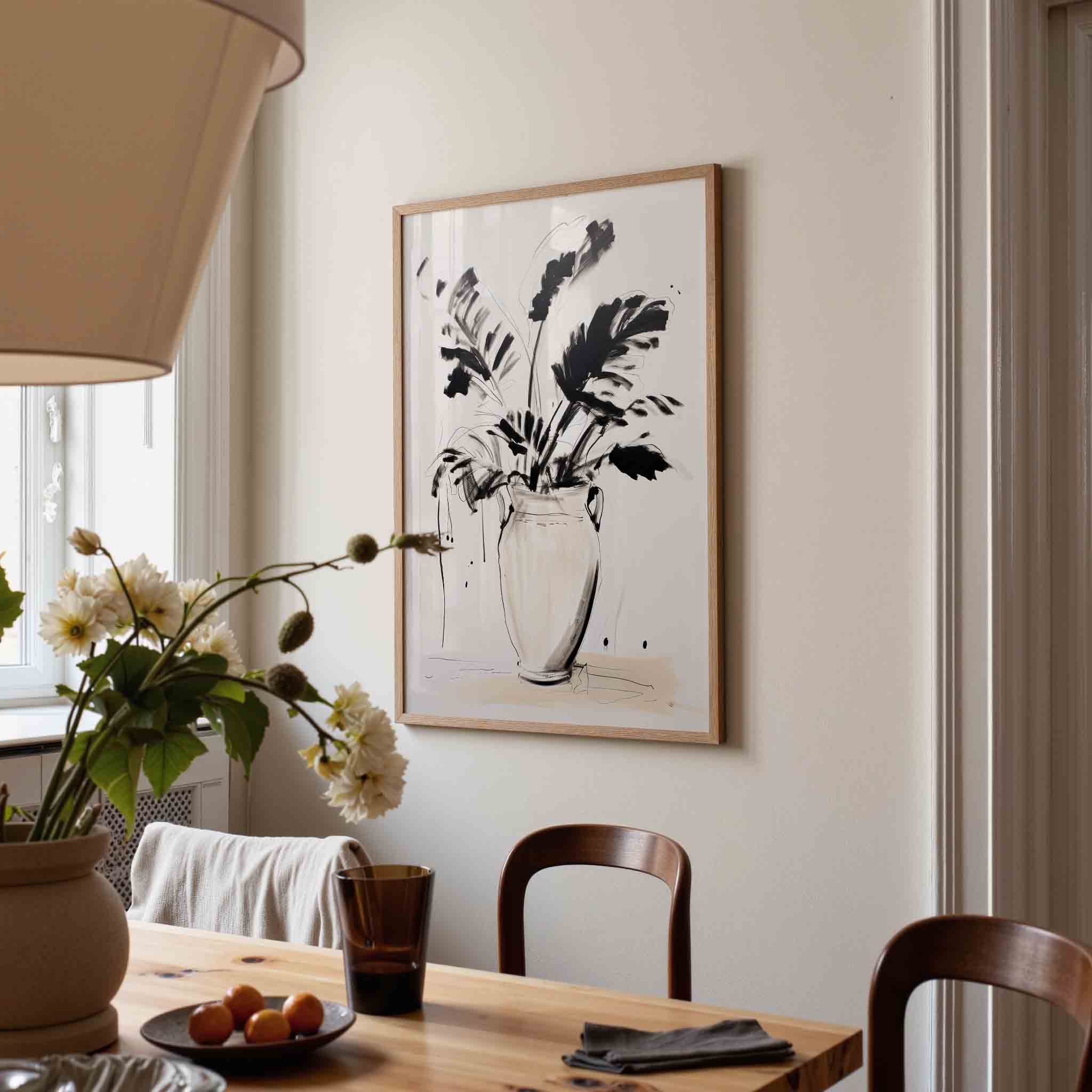 Plant in vaas Poster