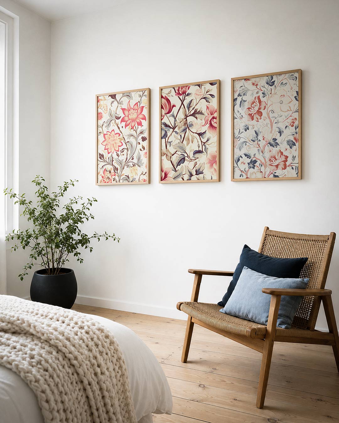Bloemrijke vormen Posterset