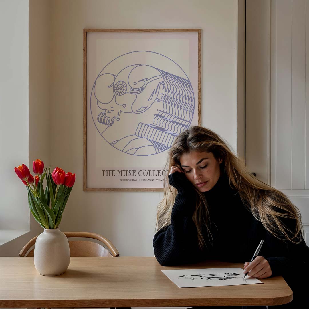 Artistieke Muse Poster-WallArtistic