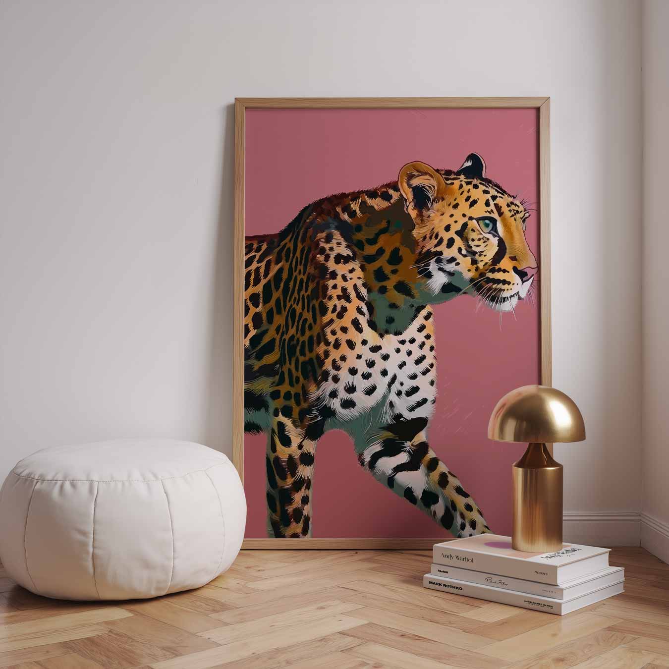 Safari Chic Luipaard Poster