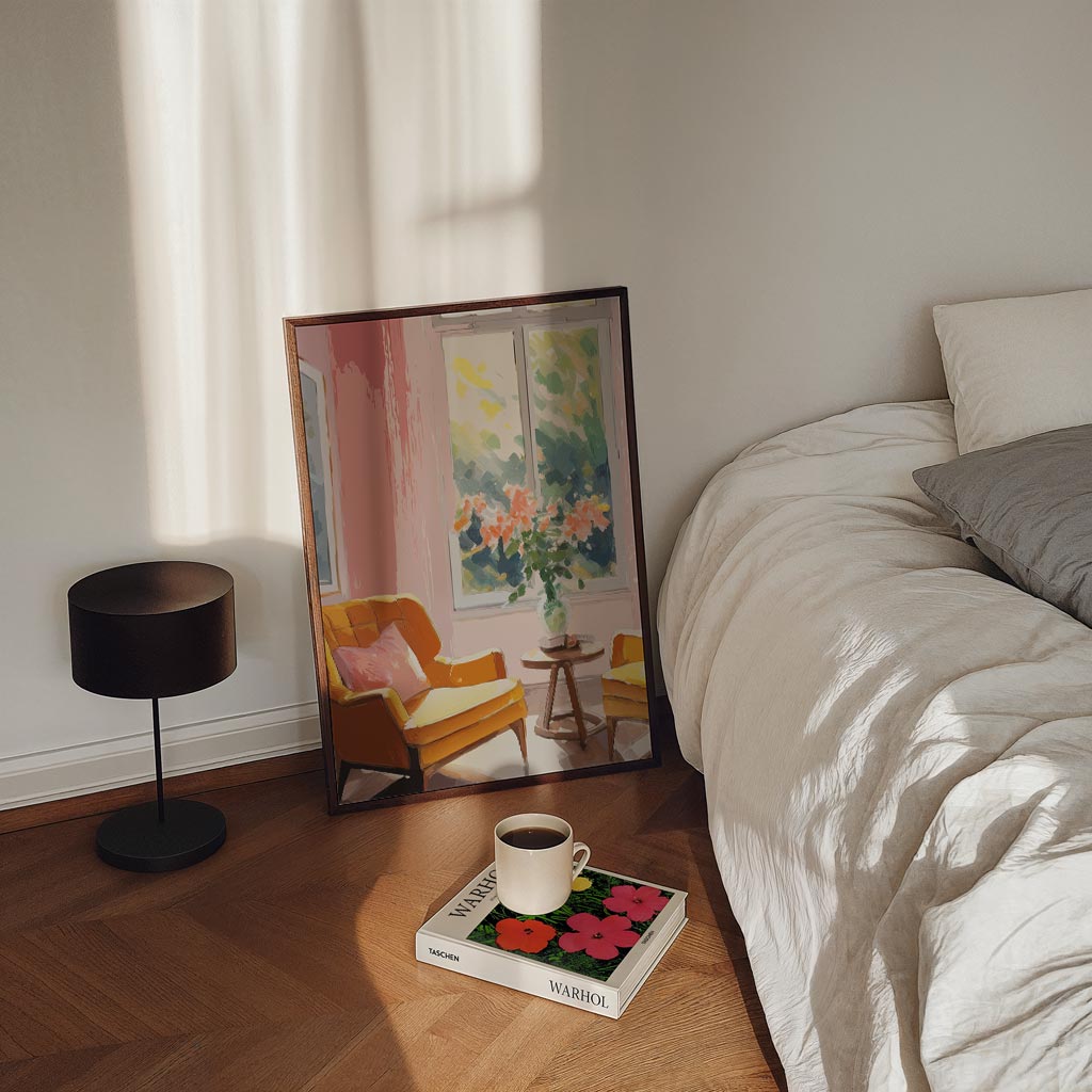 Zonovergoten Interieur Sfeerposter-WallArtistic