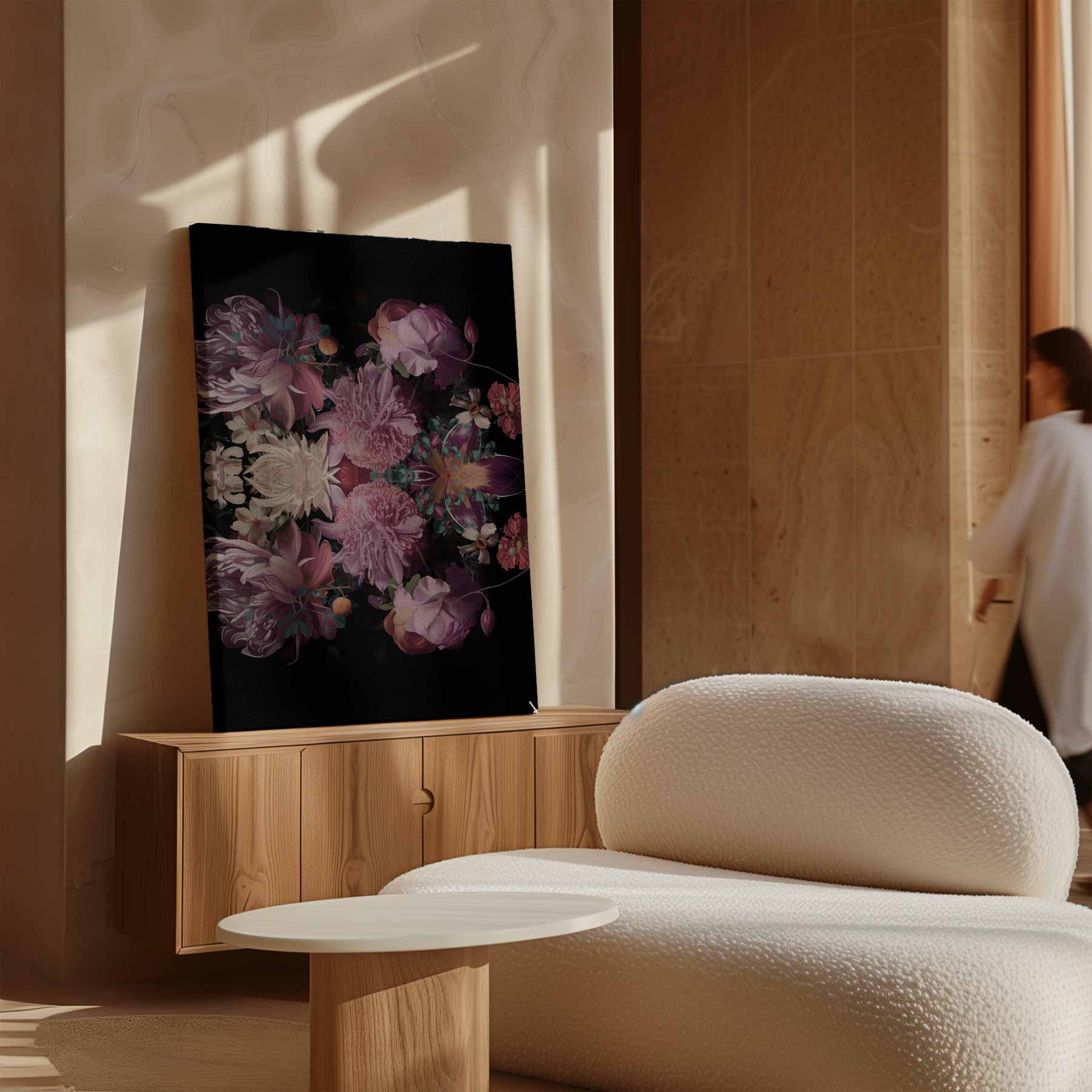 Bloemenpracht Symfonie Kunstwerk-canvas-dibond-plexiglas-wanddecoratie-WallArtistic