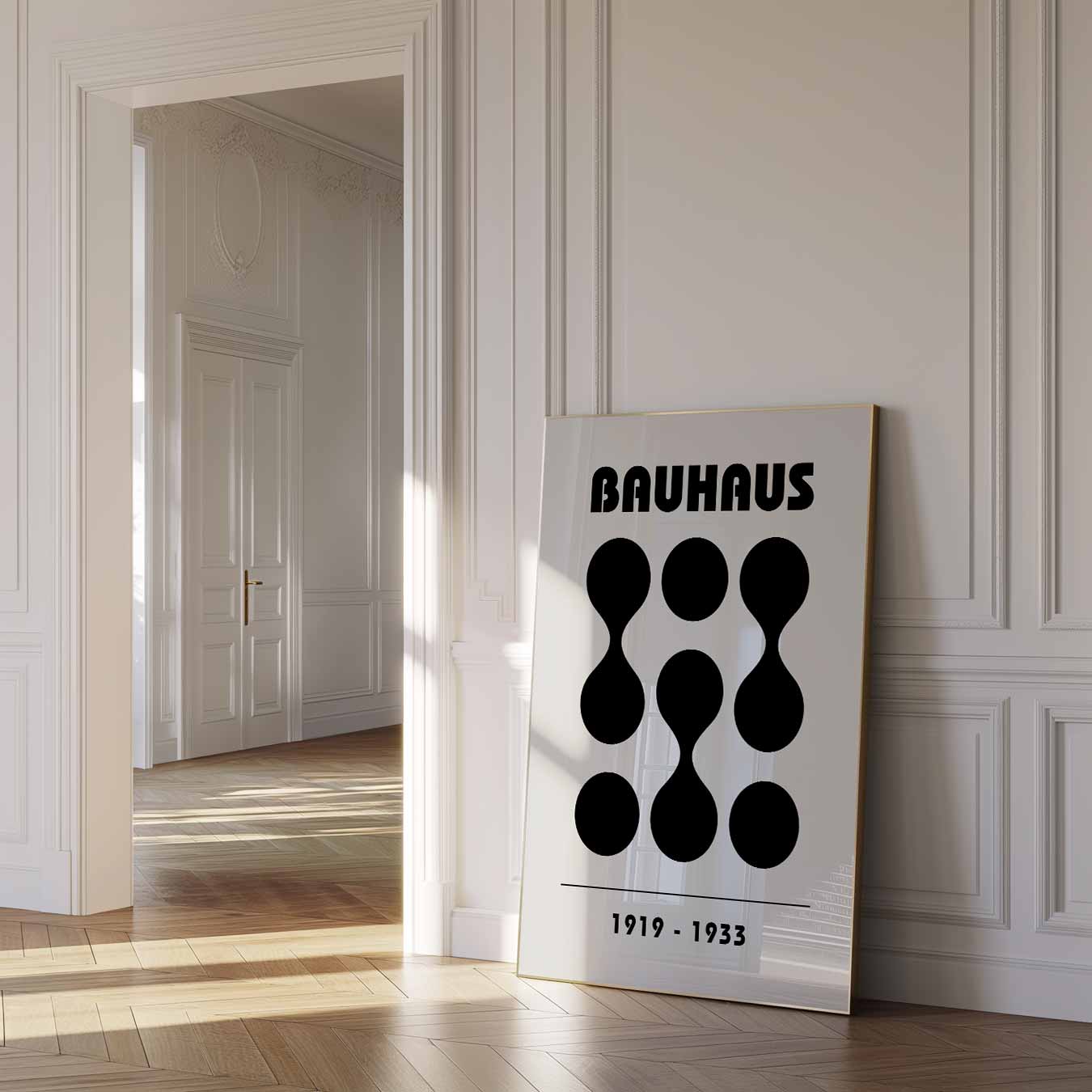 Bauhaus Elegantie Poster-WallArtistic