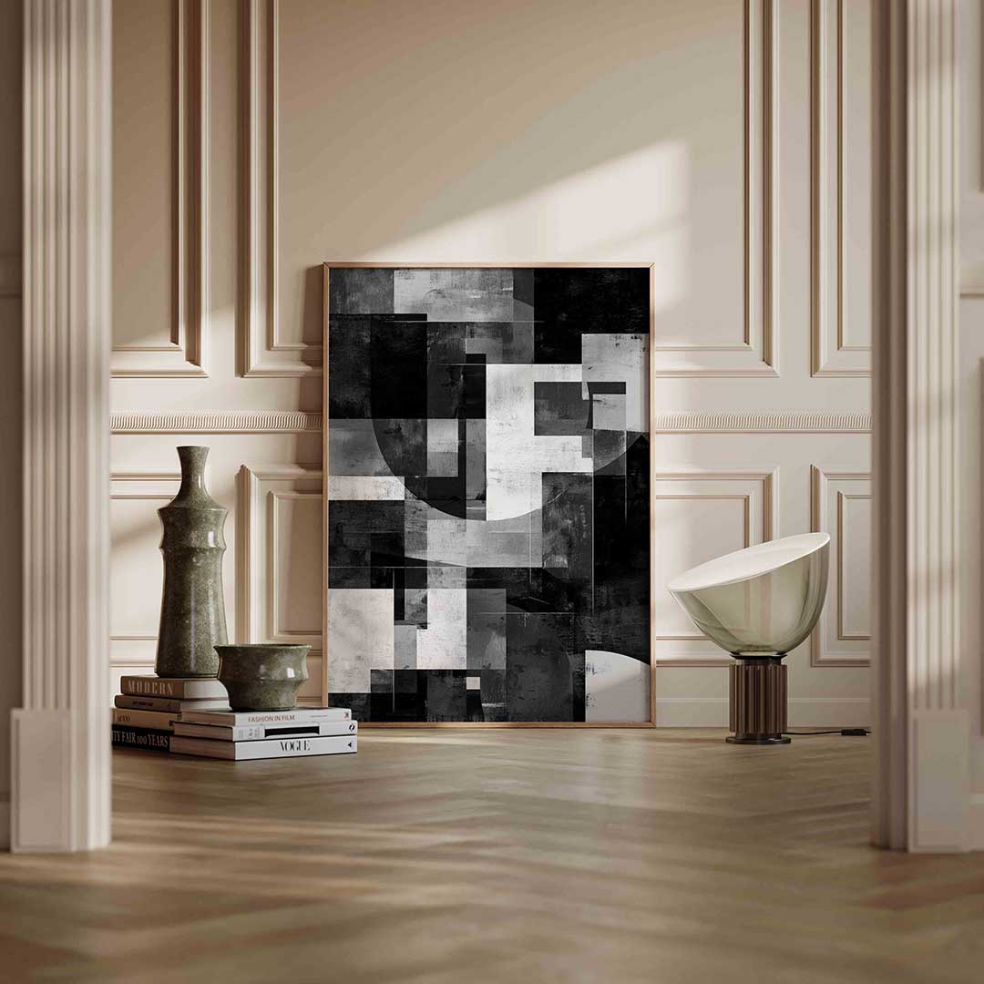Abstracte vormen Poster