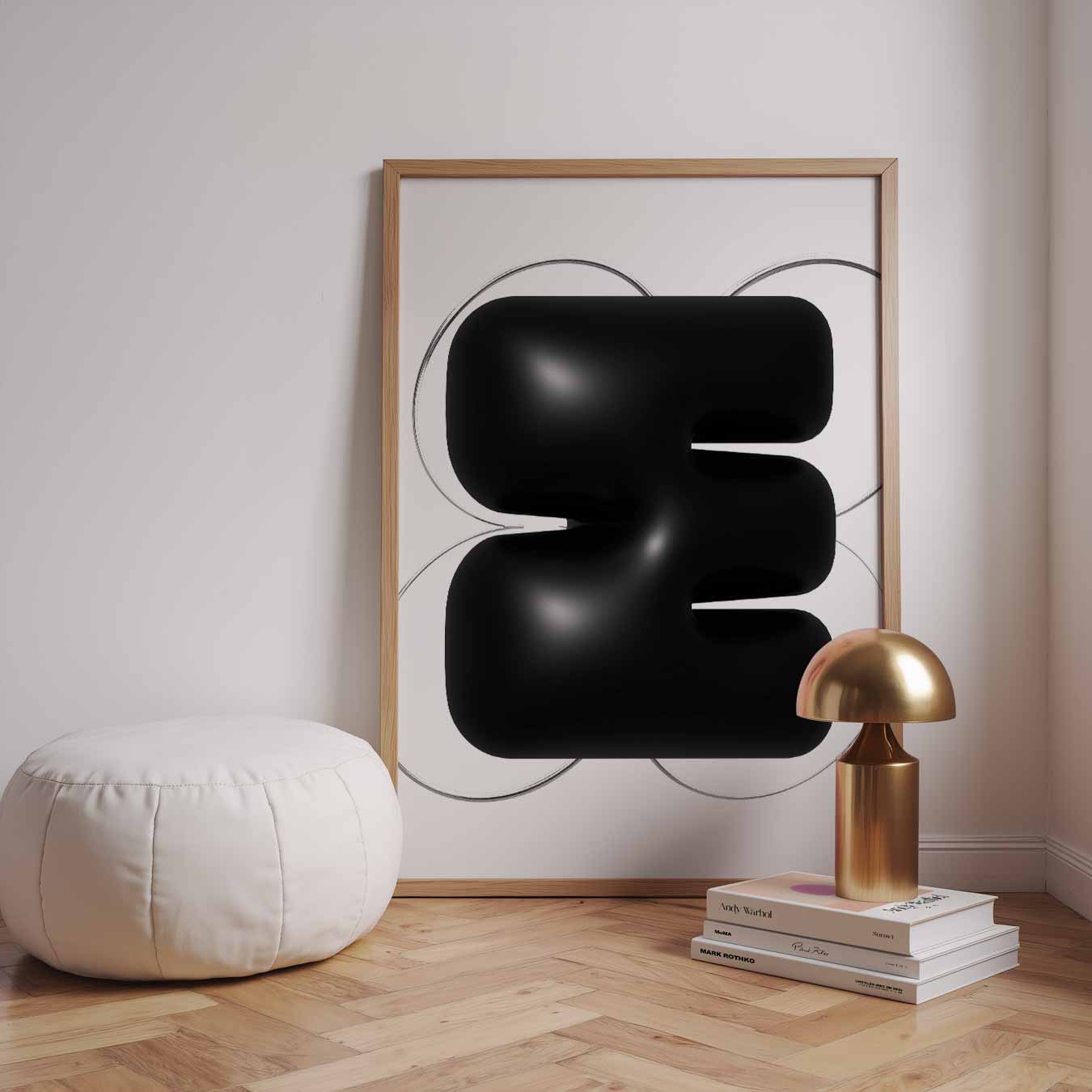 Modern Abstract Kunstwerk Poster