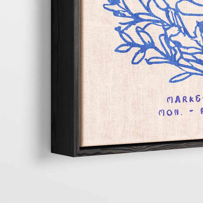 Bloemenmarkt Elegantie Kunstwerk-canvas-dibond-plexiglas-wanddecoratie-WallArtistic