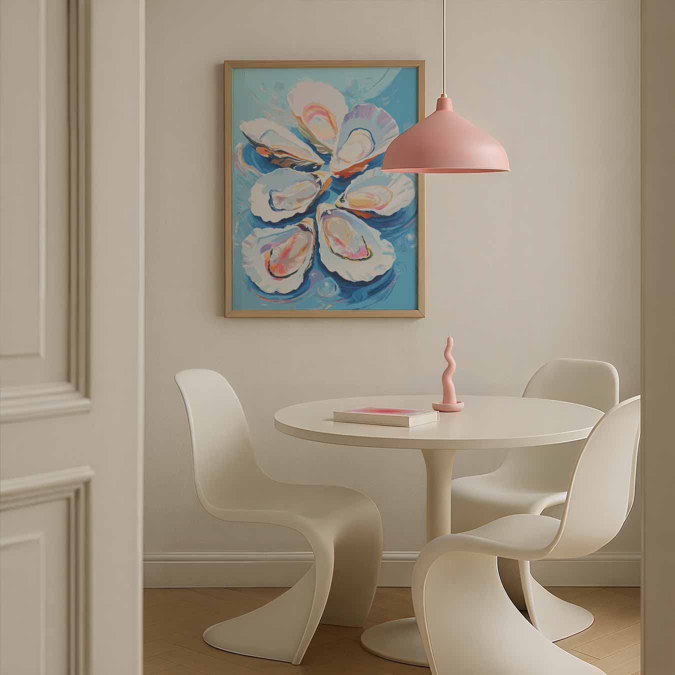 Kleurrijke Oester Inspiratie Poster-WallArtistic