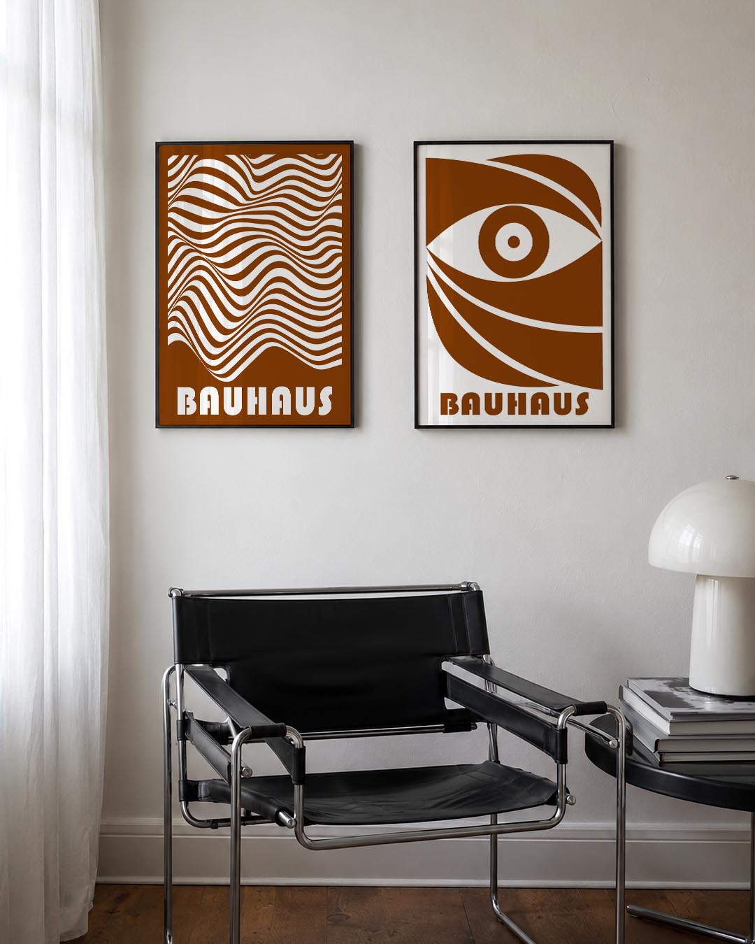 Golvend lijnenspel Postersets