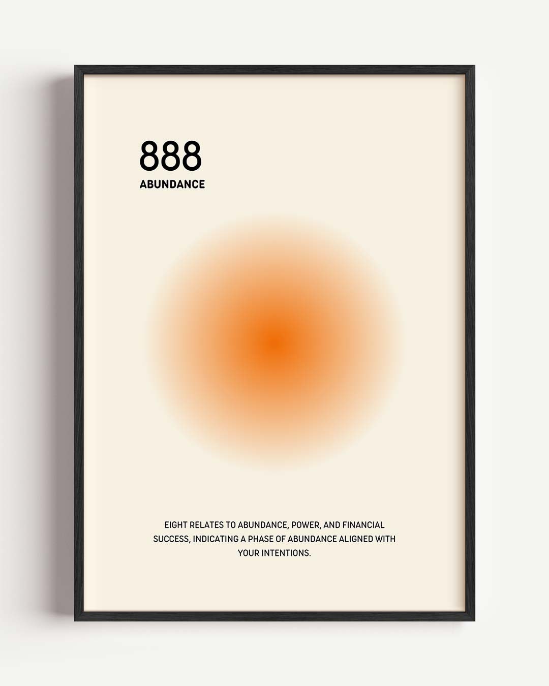 Inspirerende 888 Abundance Poster