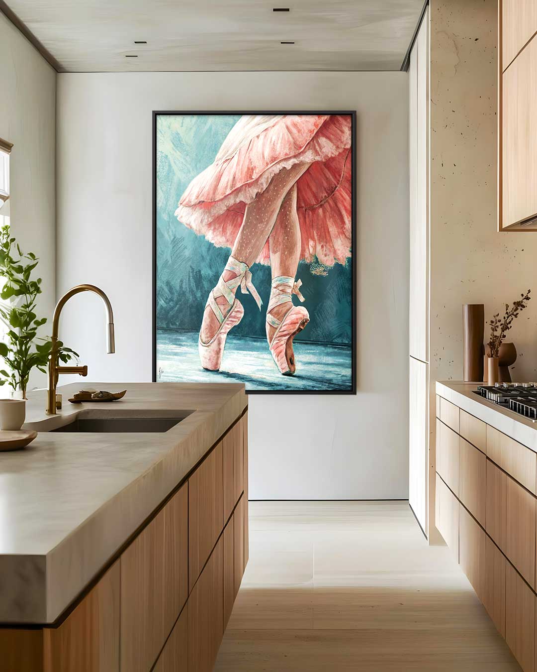 Elegantie in Beweging Kunstwerk-canvas-dibond-plexiglas-wanddecoratie-WallArtistic