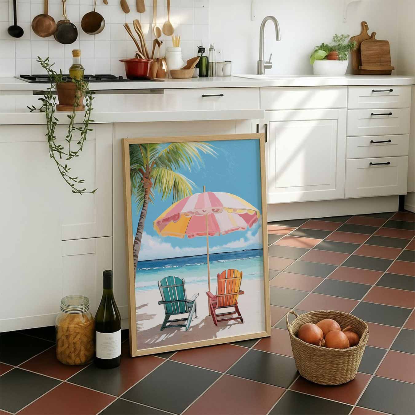 Tropische Stranddromen Poster