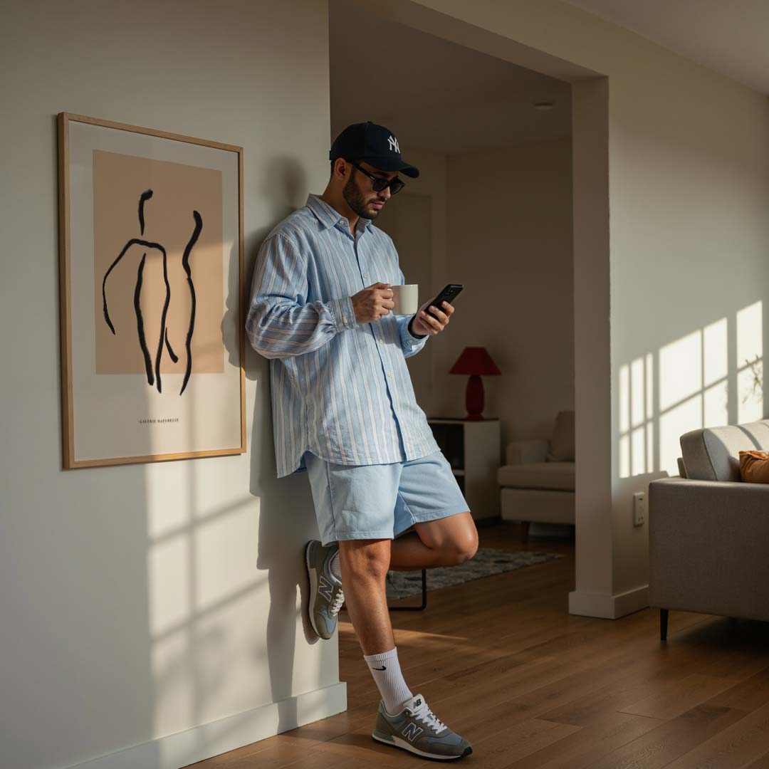 Elegante Lijndans Poster-WallArtistic