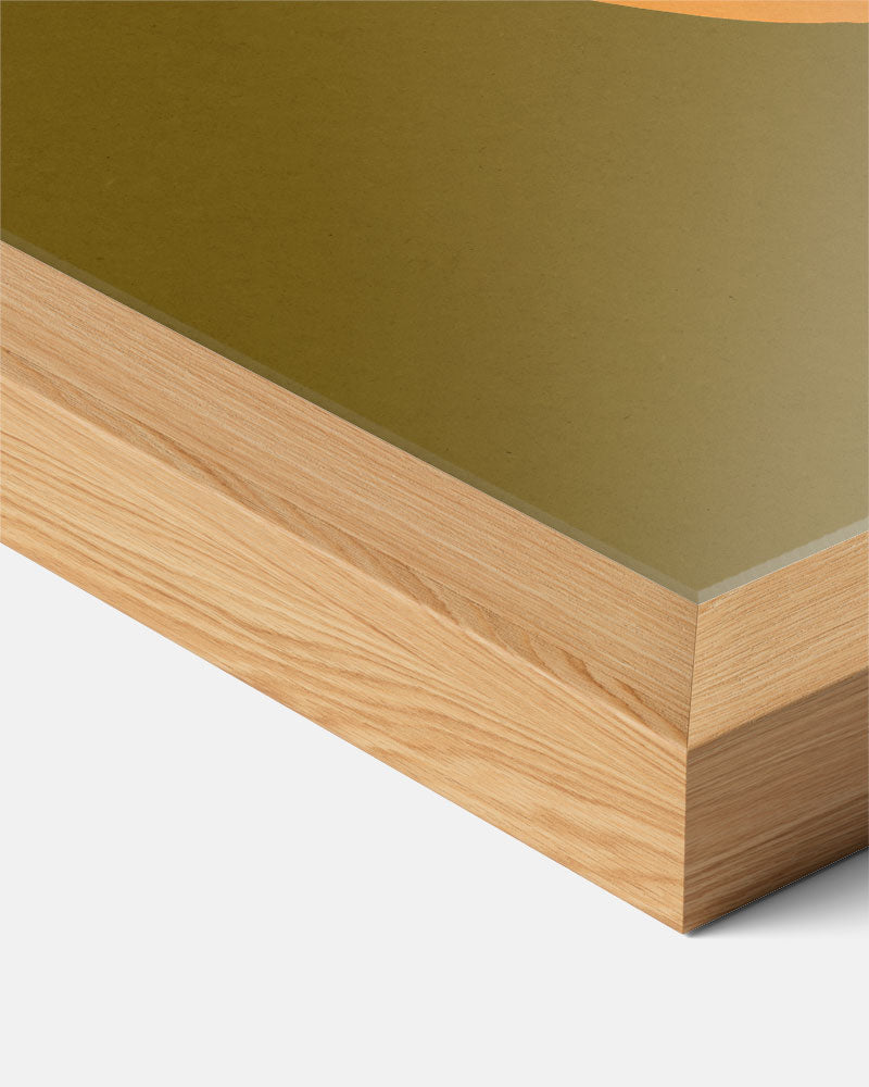 Stijlvolle Perzik Poster-WallArtistic