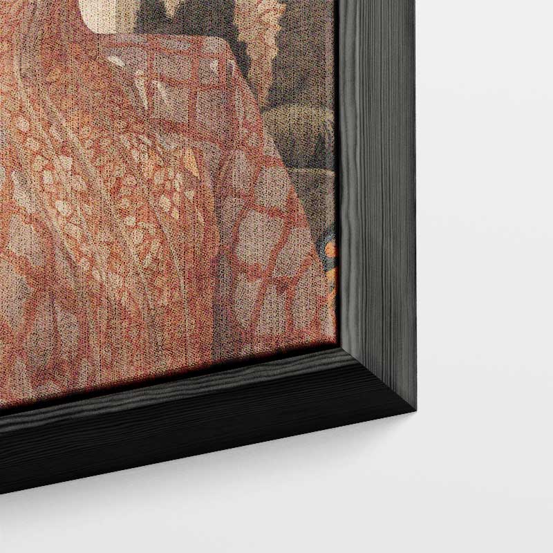 Oosters Elegantie Portret Kunstwerk-canvas-dibond-plexiglas-wanddecoratie-WallArtistic