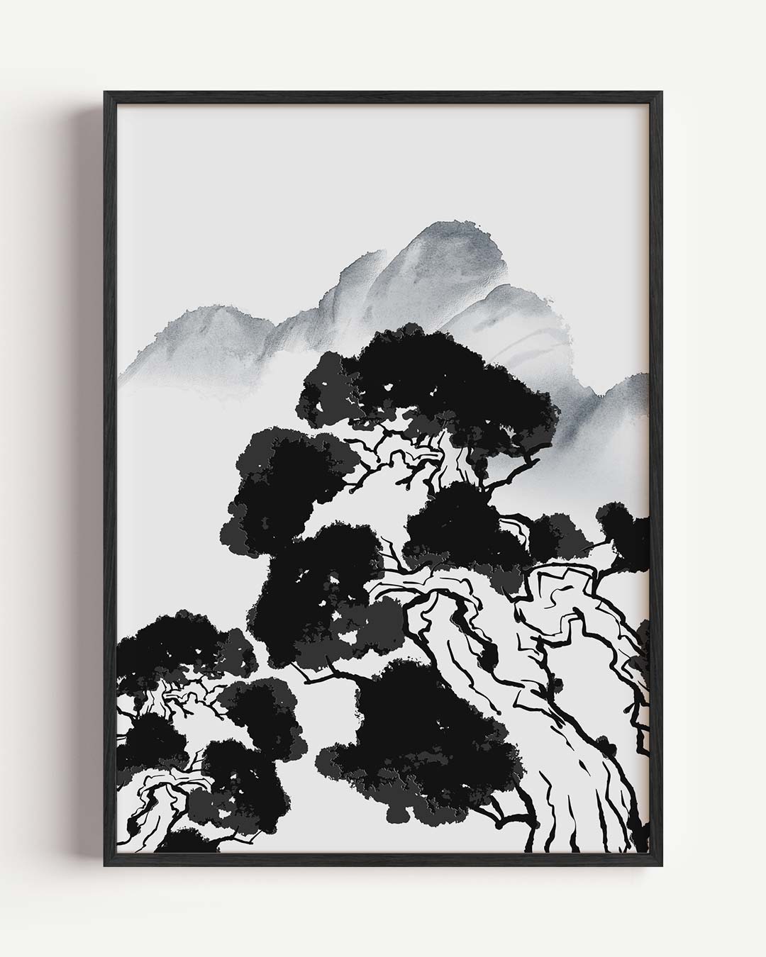 Zen Natuurlandschap Kunstposter-WallArtistic