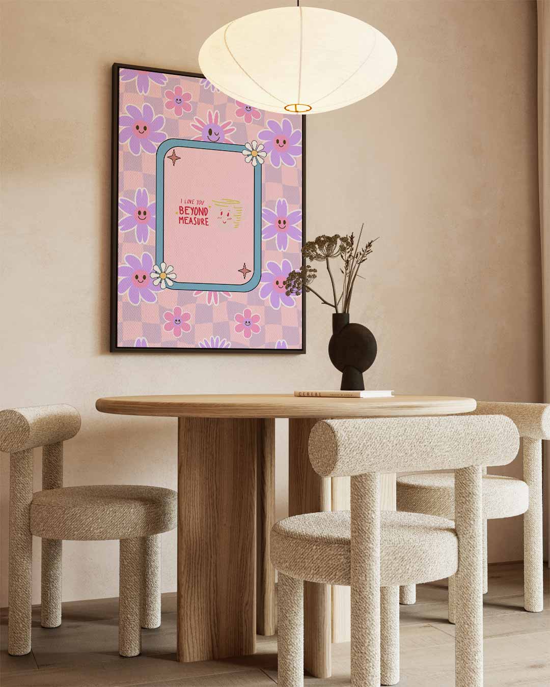 Bloemenkaart "Beyond Measure Kunstwerk-canvas-dibond-plexiglas-wanddecoratie-WallArtistic