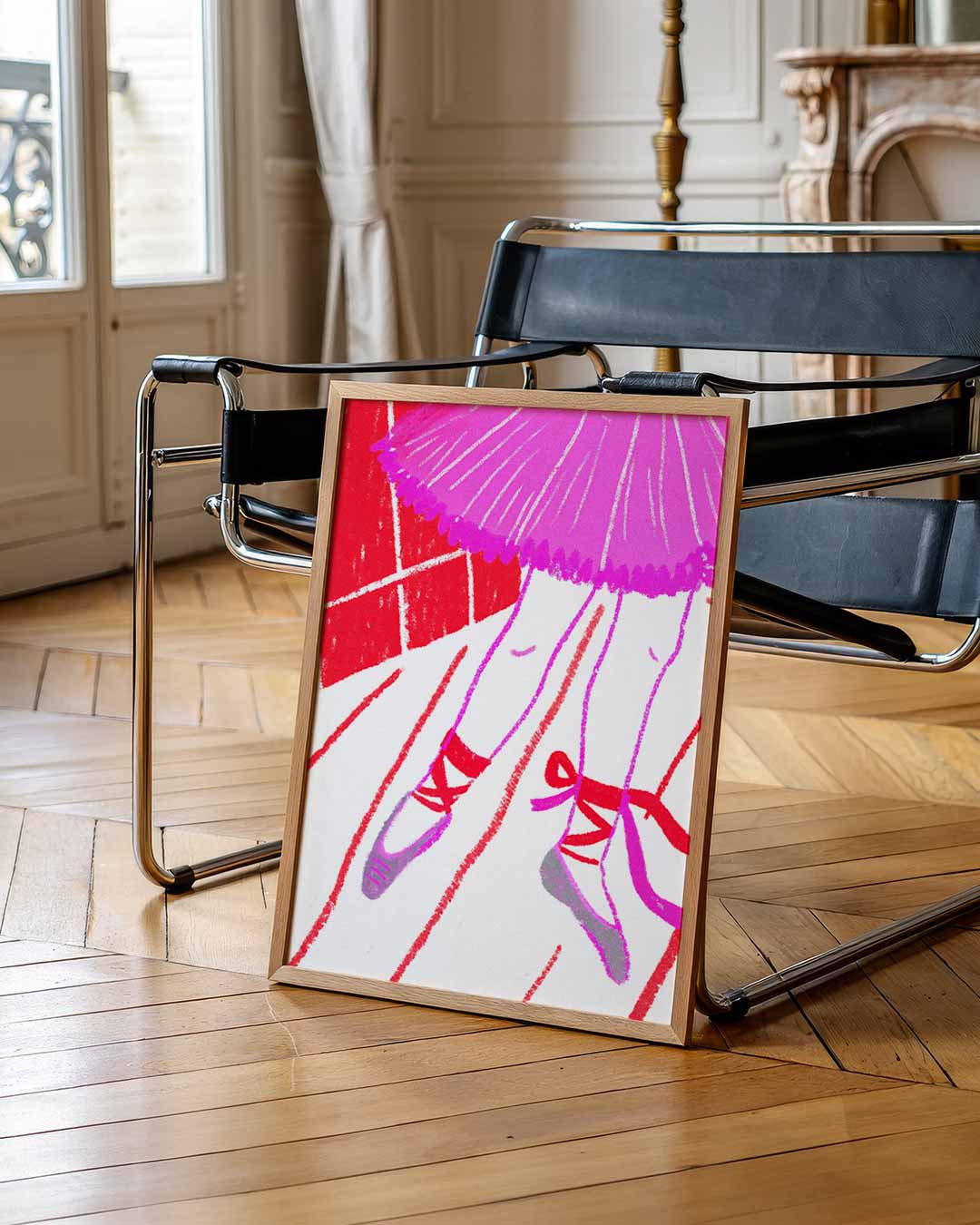 Elegante Ballerina Poster