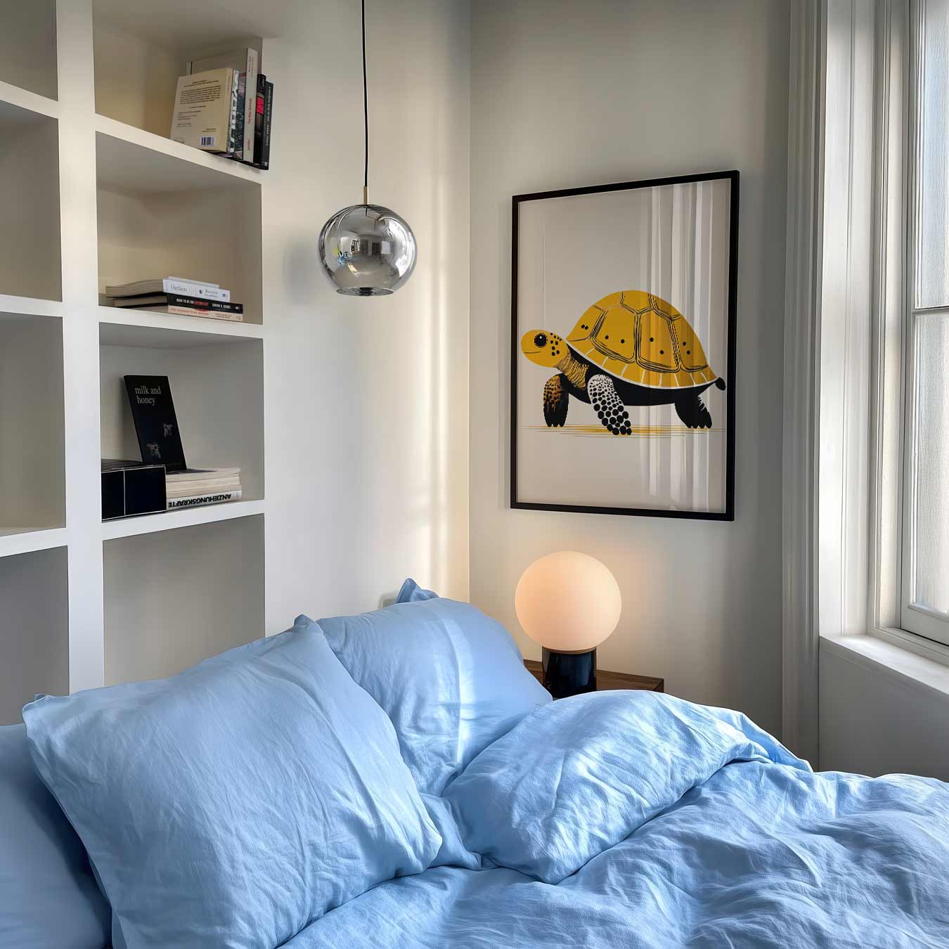 Schattige Schildpad Illustratie Poster