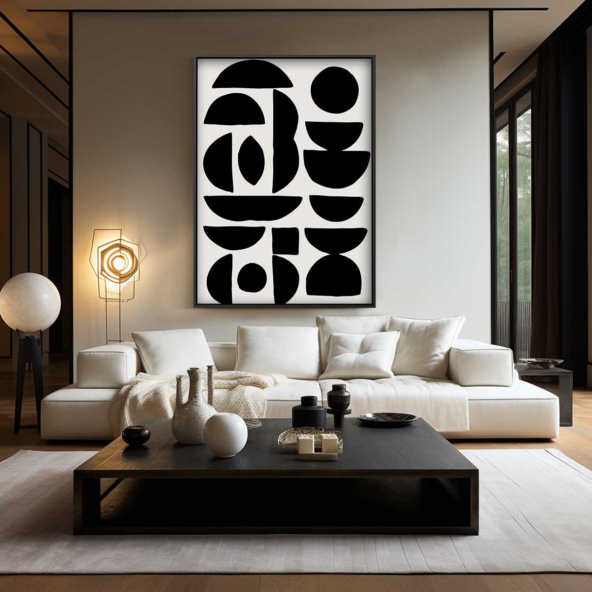 Abstracte Krachtpatronen Kunstwerk-canvas-dibond-plexiglas-wanddecoratie-WallArtistic