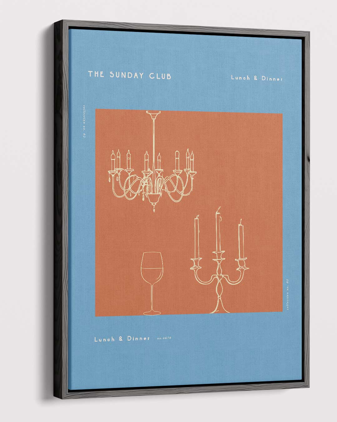 The Sunday Club Wanddecoratie Kunstwerk-canvas-dibond-plexiglas-wanddecoratie-WallArtistic