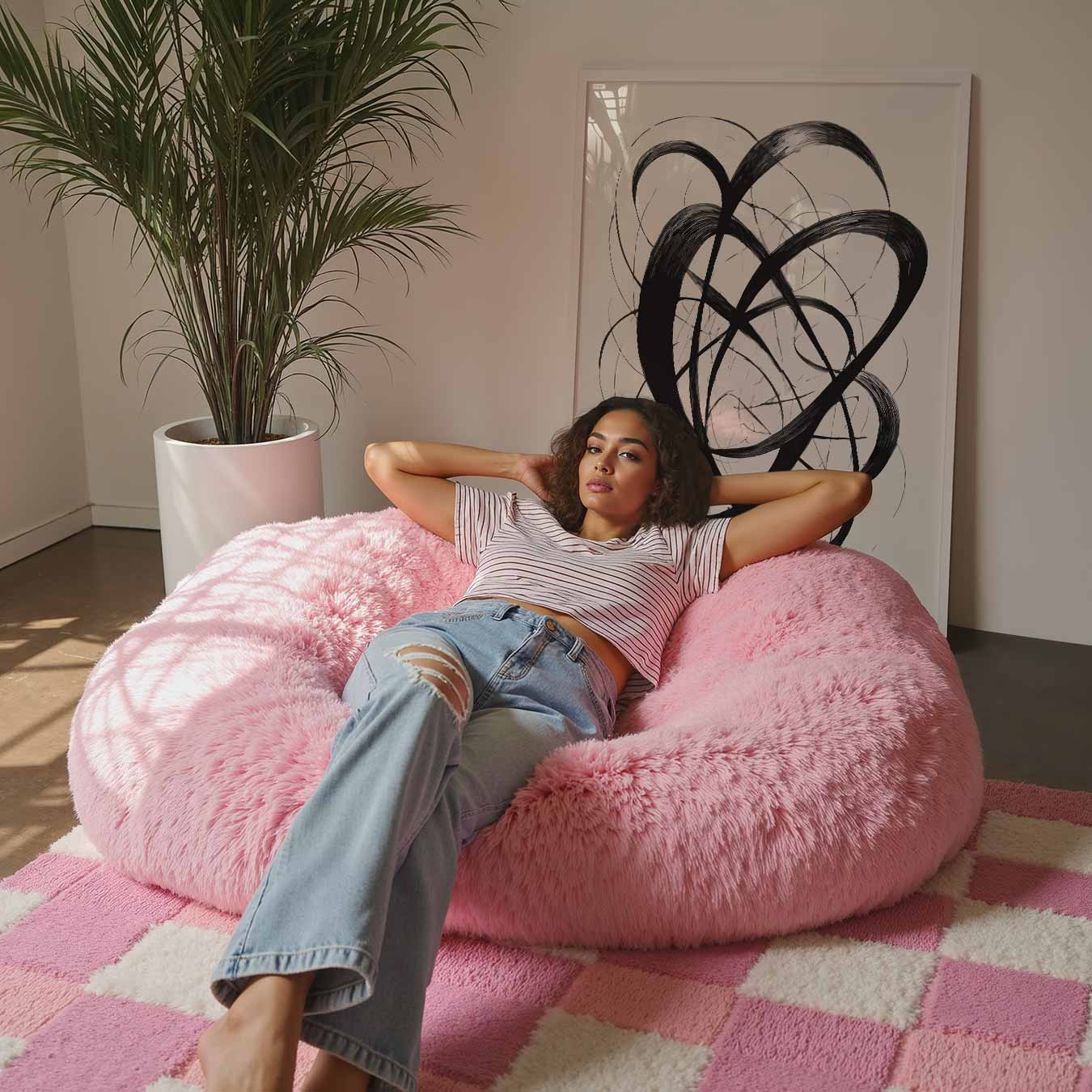 Abstracte Kalligrafie Expressie Poster-WallArtistic