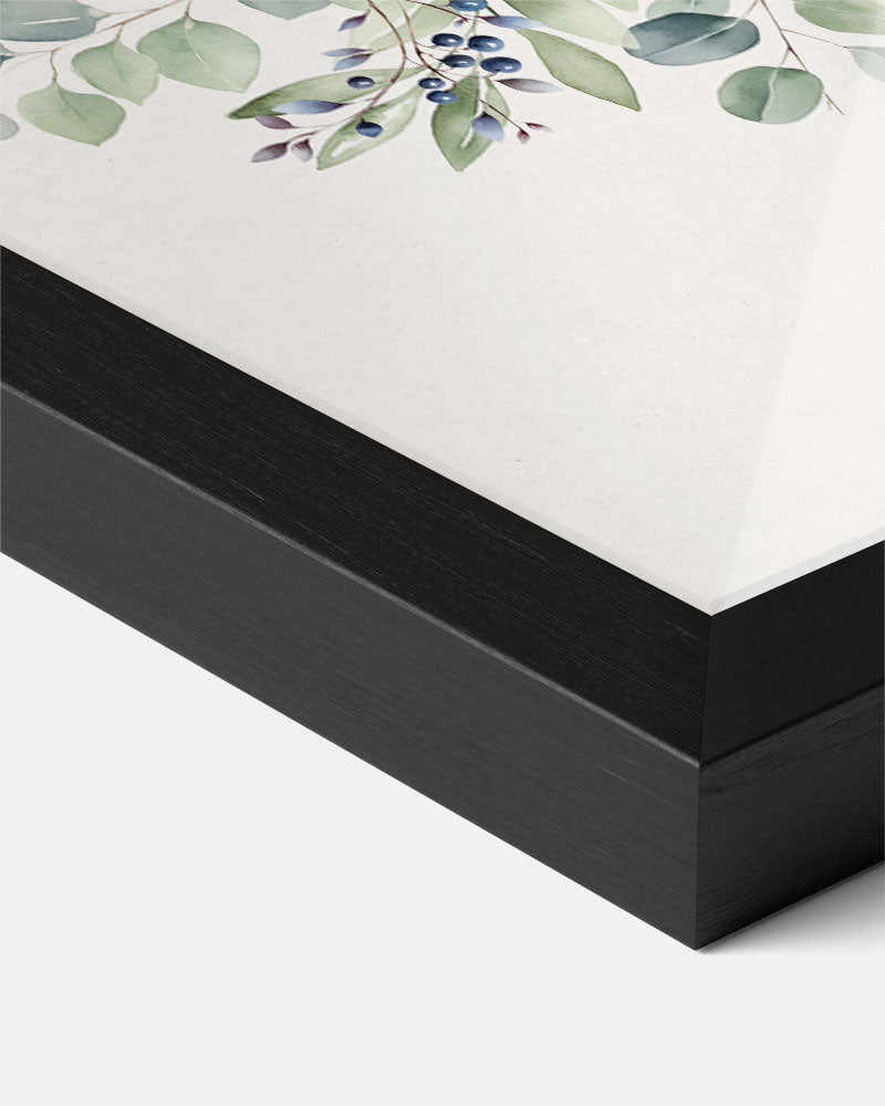 Groene Kerstkrans Poster-WallArtistic