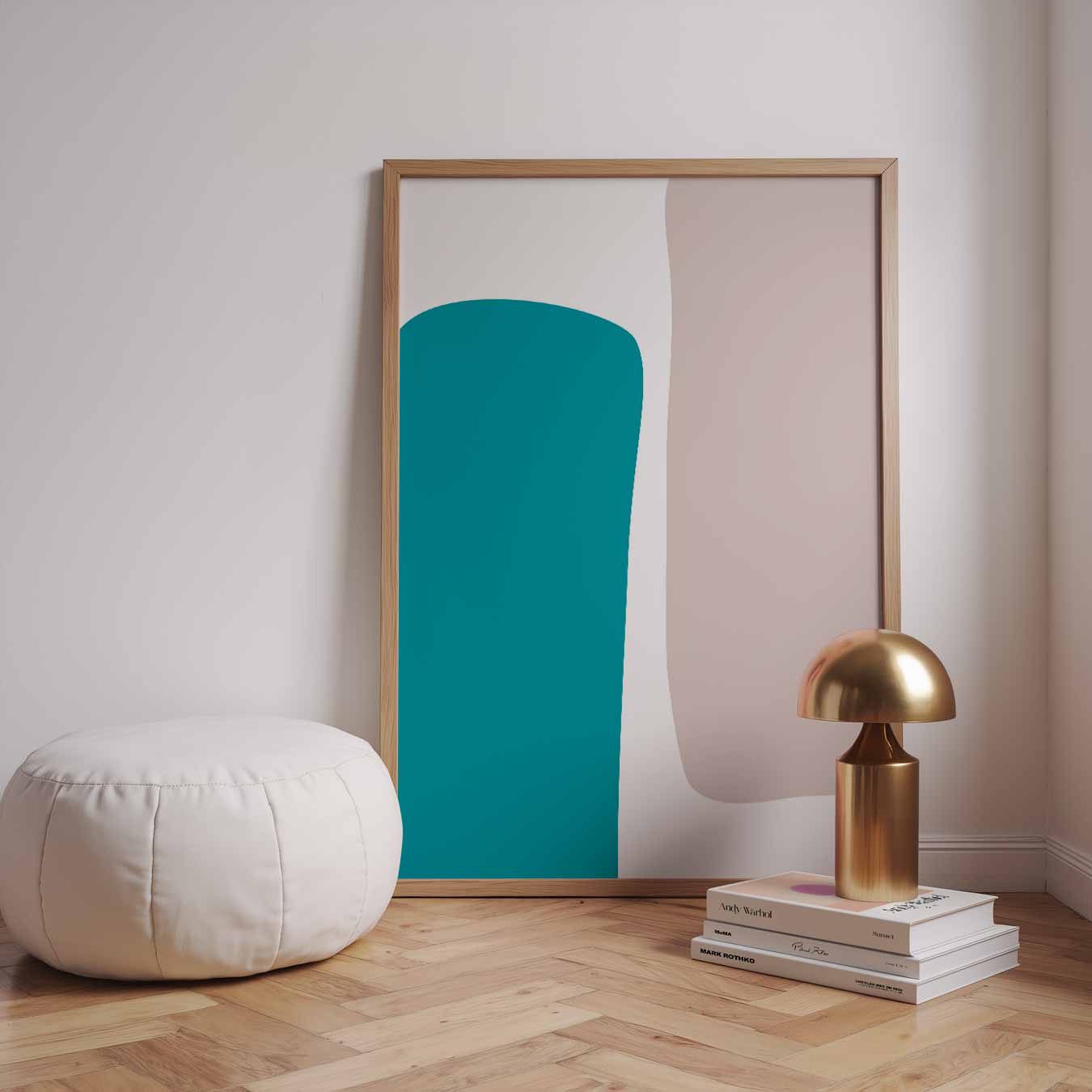 Abstracte Kleurenposter