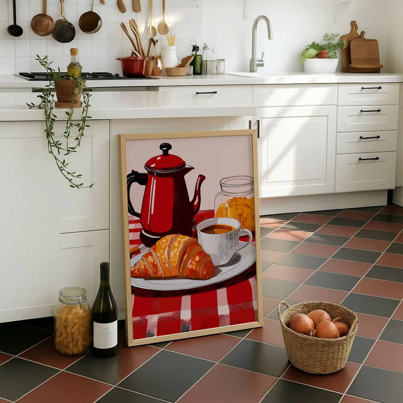 Franse Ontbijt Sfeerposter