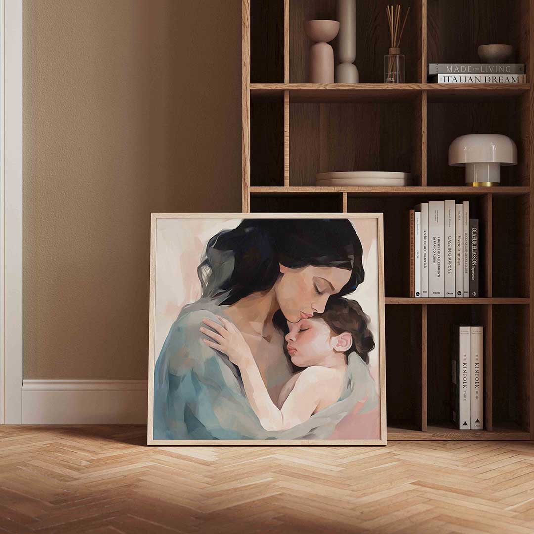 Moeder en kind Poster