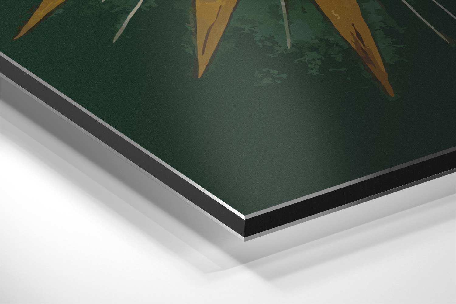 Stralende Zon Metaalprint Kunstwerk-canvas-dibond-plexiglas-wanddecoratie-WallArtistic
