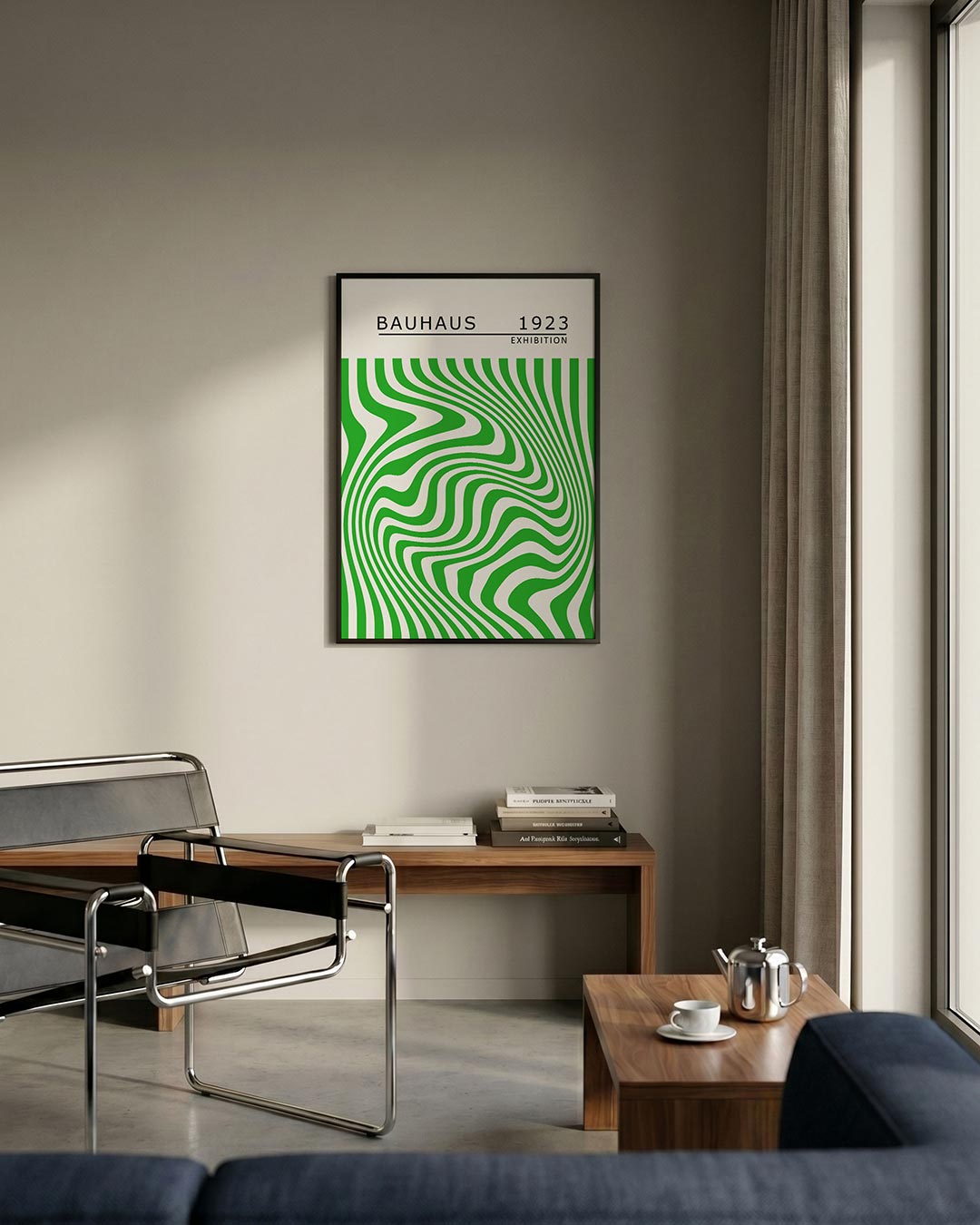 Golvend lijnenspel Poster