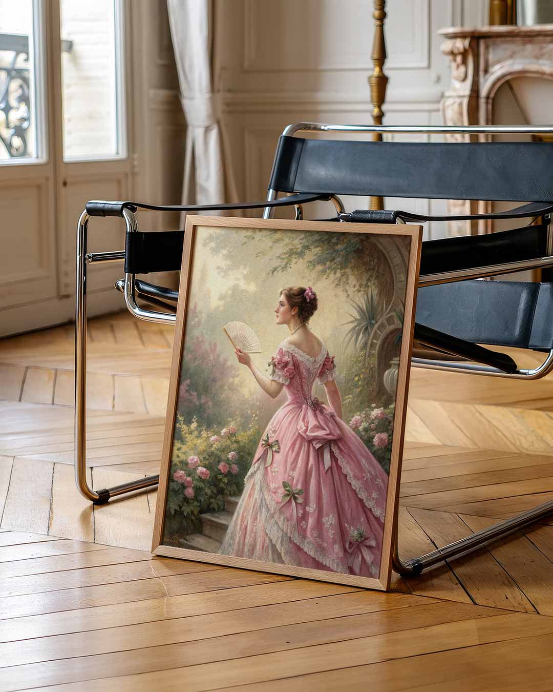 Elegante Victoriaanse Dame Poster