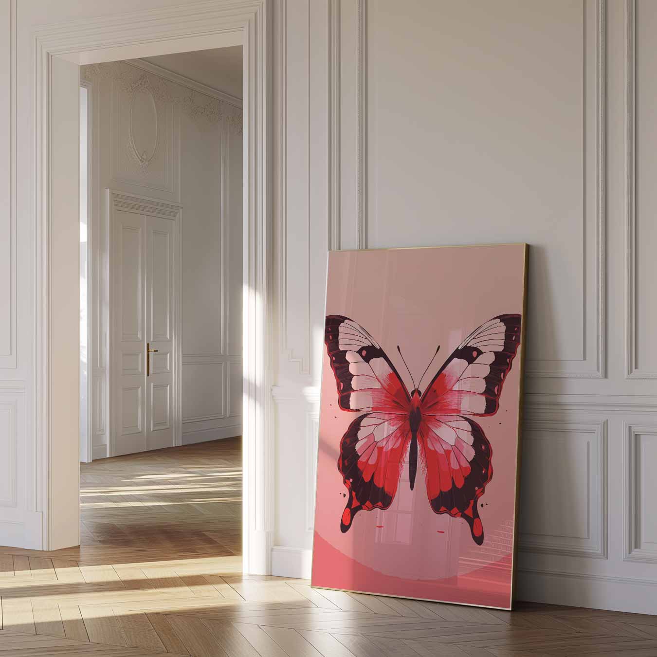 Vlinderpracht Wandposter-WallArtistic