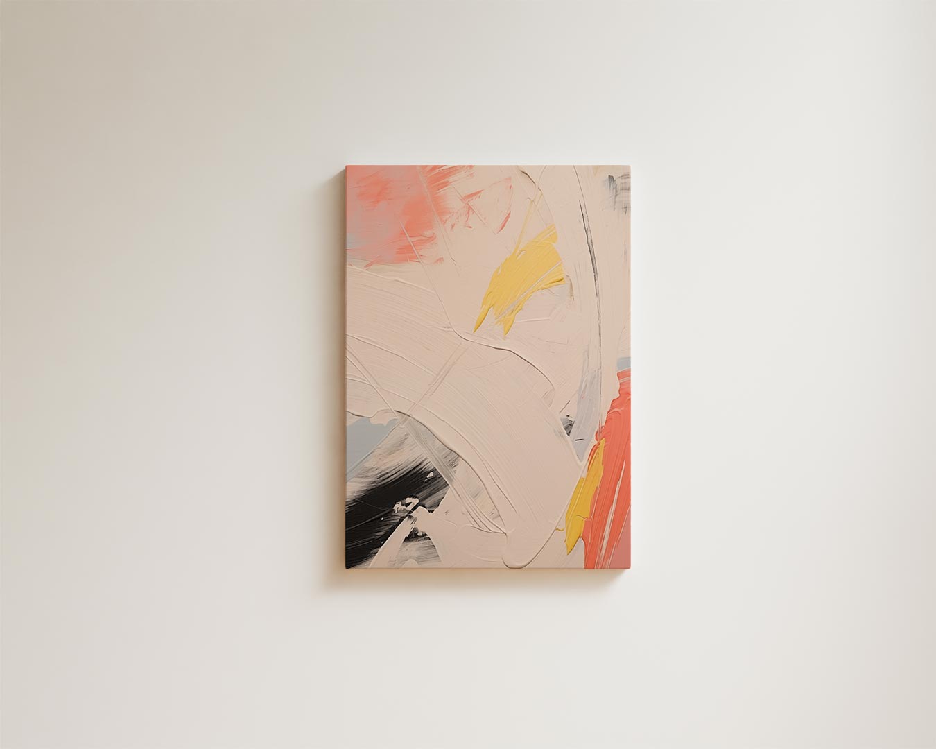Kleurrijke Expressie op Canvas Kunstwerk-canvas-dibond-plexiglas-wanddecoratie-WallArtistic