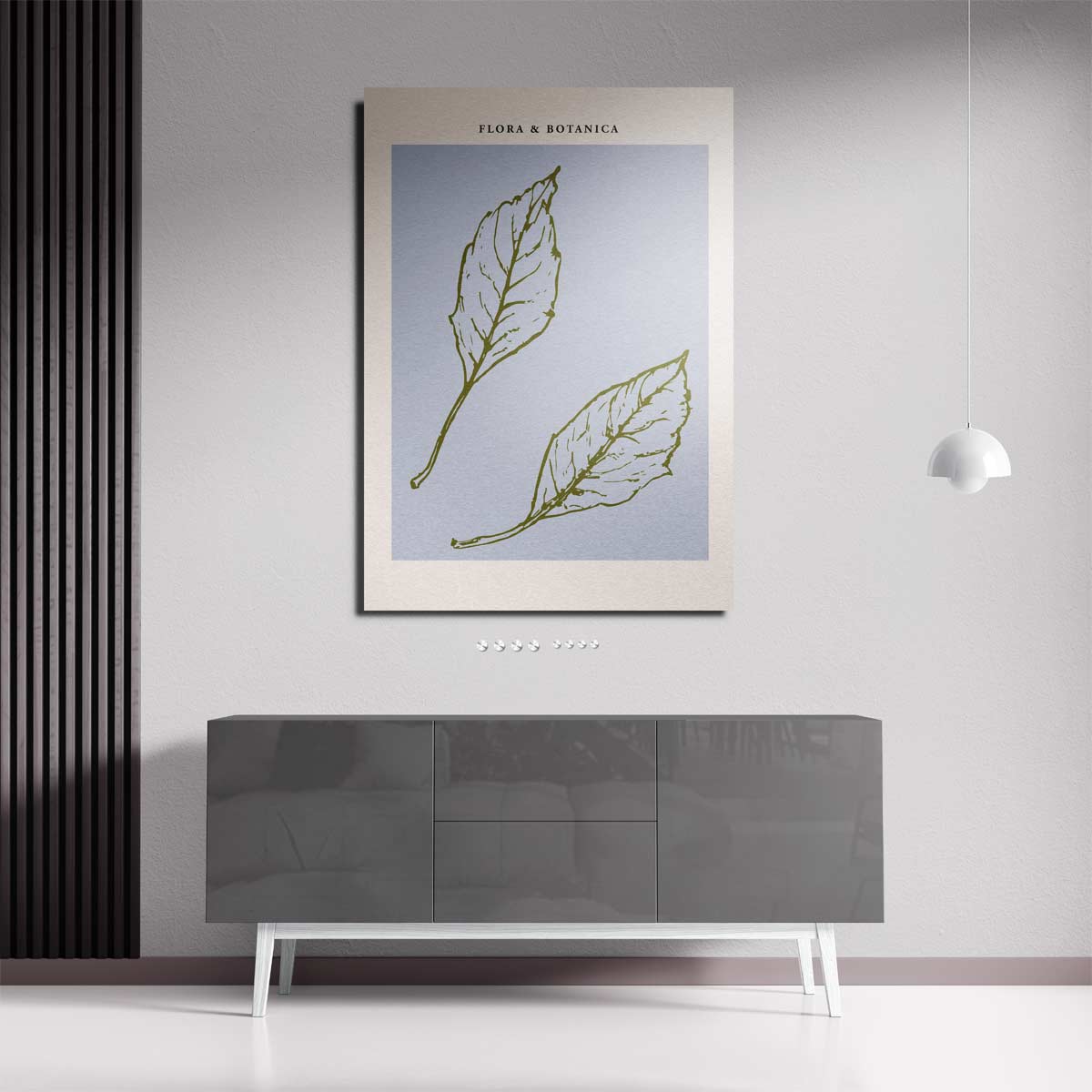 Botanische Elegantie Kunstwerk-canvas-dibond-plexiglas-wanddecoratie-WallArtistic