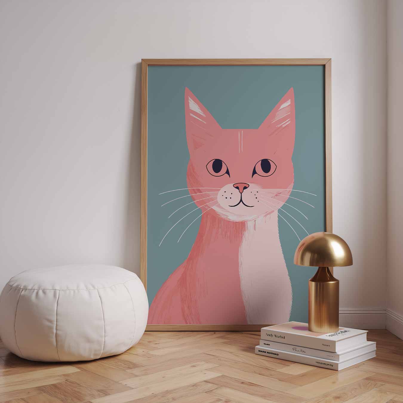 Stylish Kattenposter-WallArtistic