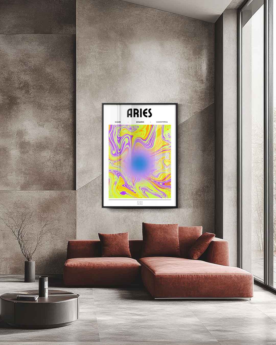 Abstract kunstwerk Kunstwerk-canvas-dibond-plexiglas-wanddecoratie-WallArtistic