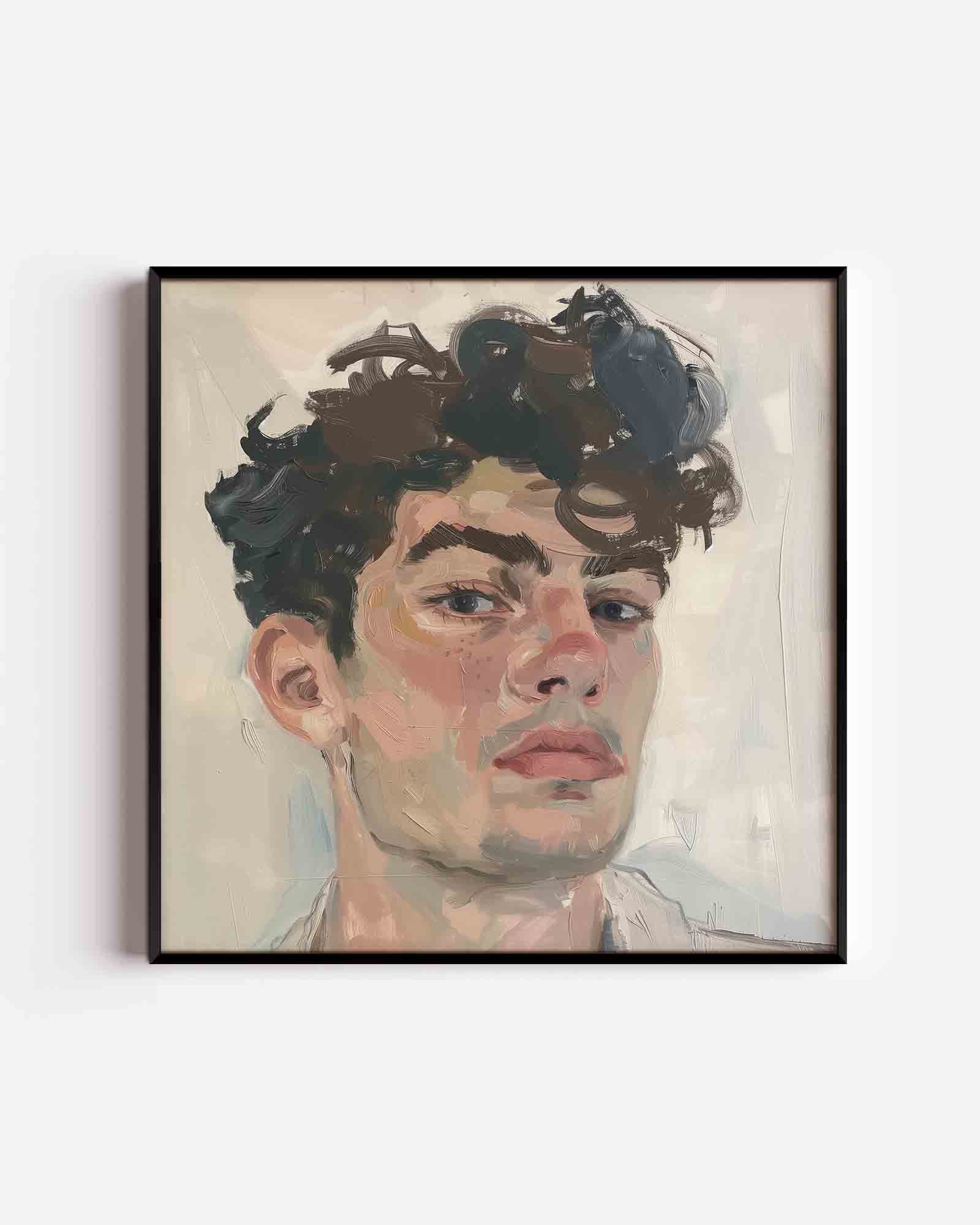 Portret van een man Poster