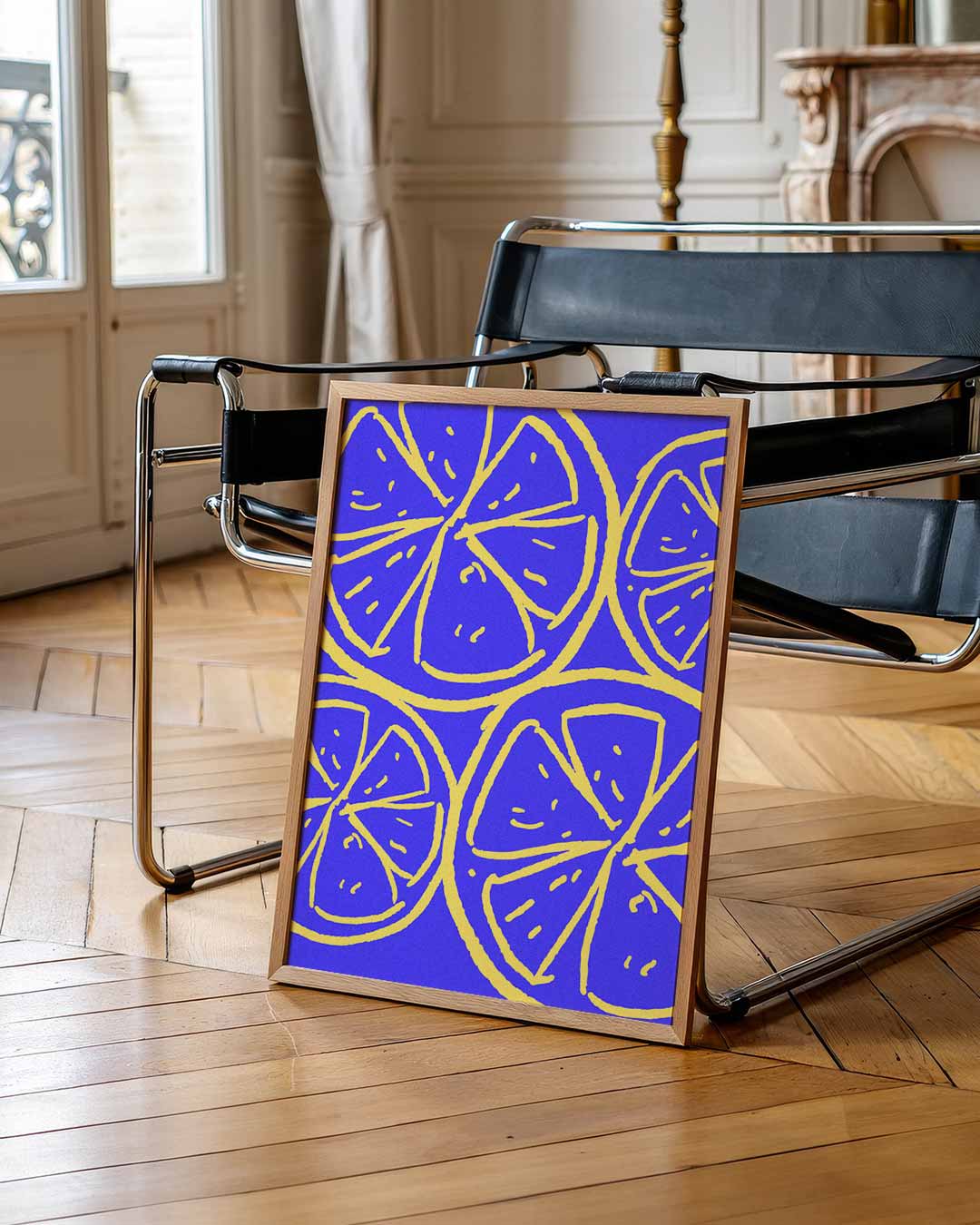 Zomerse Citroen Vibes Poster-WallArtistic