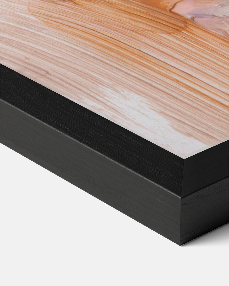 Zachte Aardetinten Abstracte Kunstposter-WallArtistic