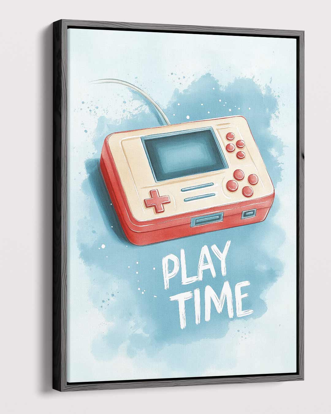 Retro Game Vibes Kunstwerk-canvas-dibond-plexiglas-wanddecoratie-WallArtistic
