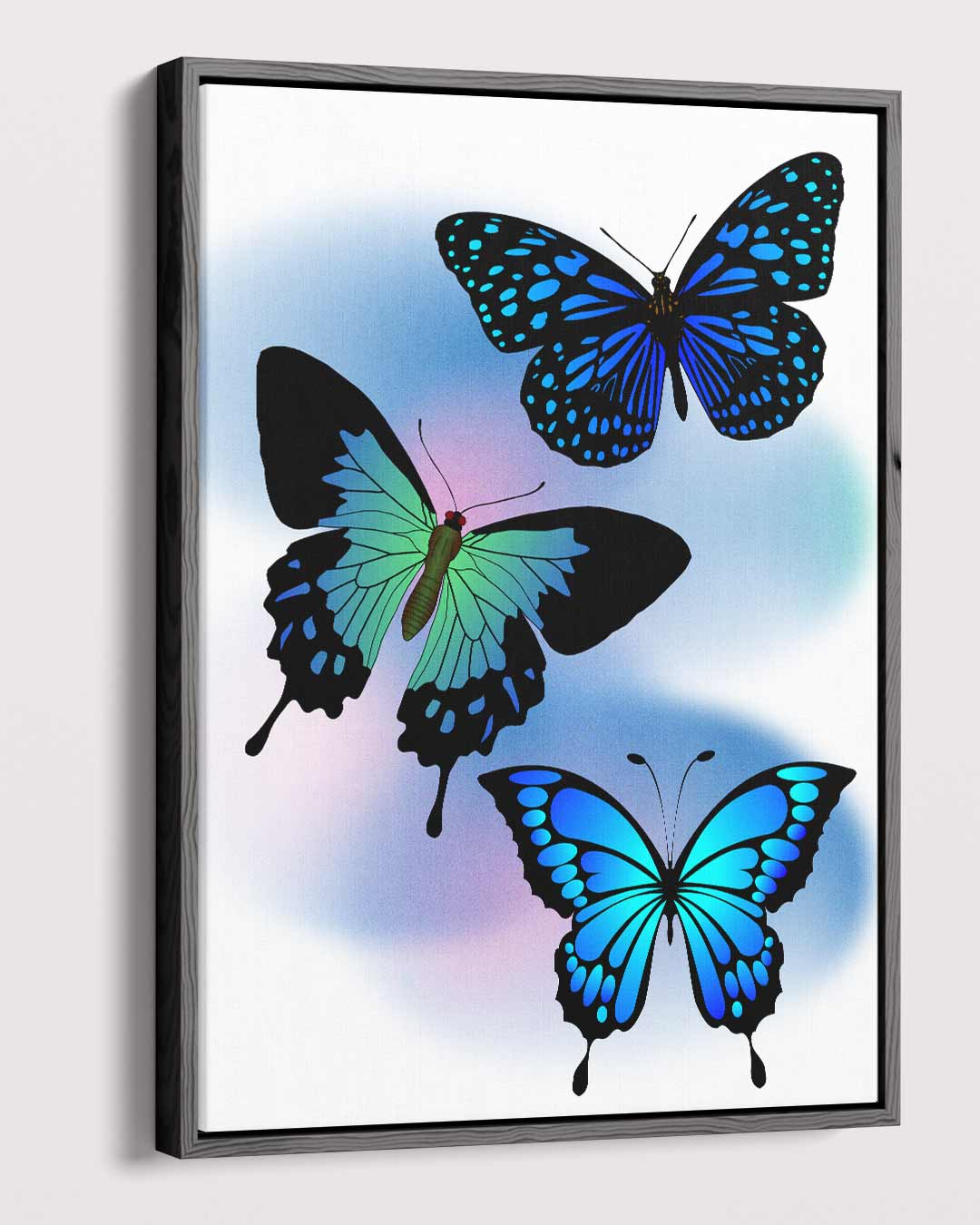 Vlinders in Beweging Kunstwerk-canvas-dibond-plexiglas-wanddecoratie-WallArtistic